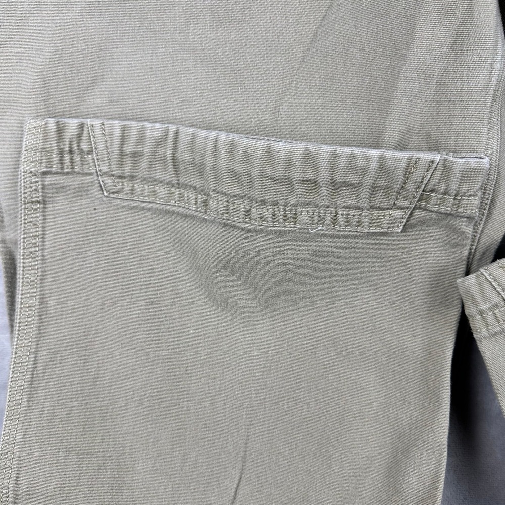 Duluth Trading Co Flex Fire Hose Work Pants Mens 42x30 Khaki Standard Fit Canvas - Picture 9 of 15